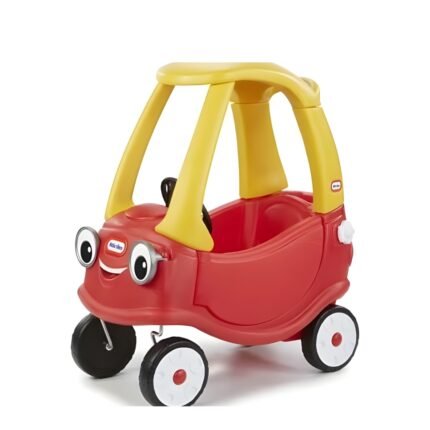 Classic Red and Yellow Kids Ride On Car
